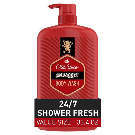 Old Spice Swagger Scent of Confidence Body Wash for Men 33.4 fl oz