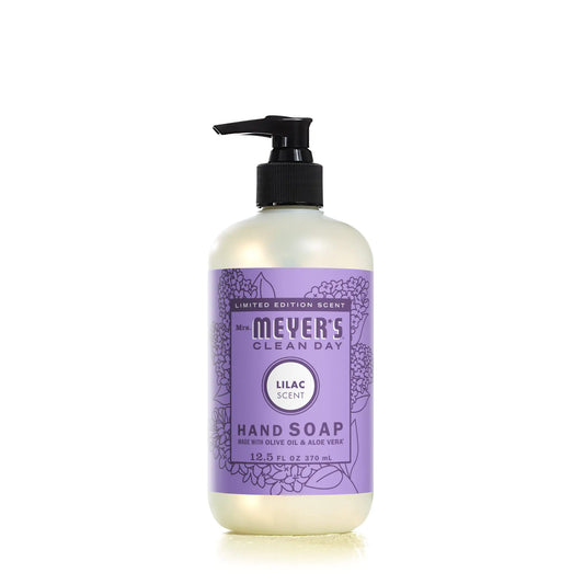 MRS. MEYERS CLEAN DAY Hand Soap Made with Essential Oils Biodegradable Formula Lilac 12.5 fl. oz