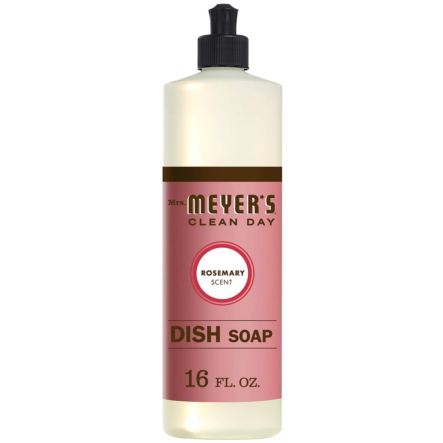 MRS. MEYERS CLEAN DAY Liquid Dish Soap Biodegradable Formula Rosemary 16 fl. oz