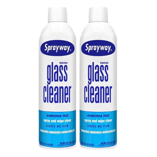 Sprayway Glass Cleaner SW-050 Ammonia Free 19 oz Can (2 Pack)