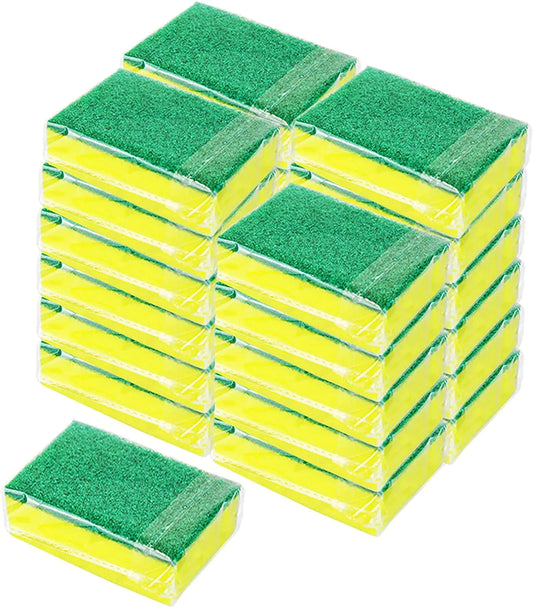 24 Pack Sponge Individually Wrapped Bulk Kitchen Dishwashing Sponge