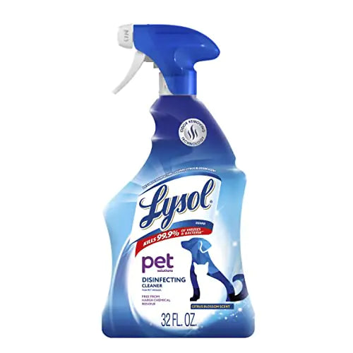 LYSOL Pet Solutions – Disinfecting Cleaning Spray Citrus Blossom Scent 32 Fl Oz.