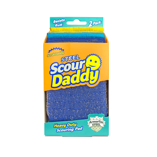 Scrub Daddy Steel Scour Pads (Pack of 2)