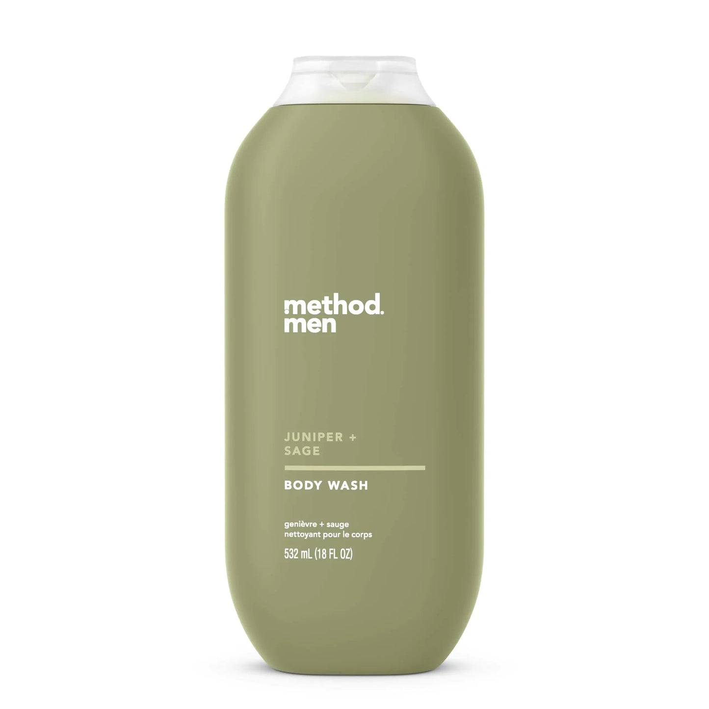 Method Men Body Wash Juniper + Sage Paraben and Phthalate Free 18 fl oz (Pack of 1)