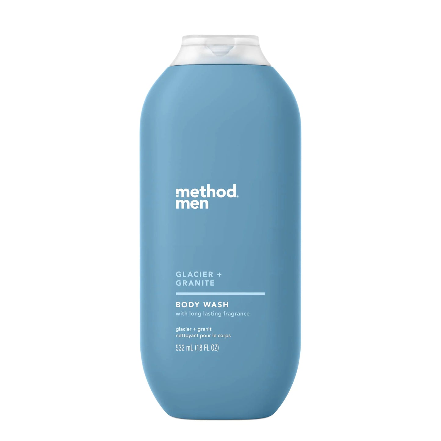Method Men Body Wash Glacier + Granite Paraben and Phthalate Free 18 fl oz (Pack of 1)