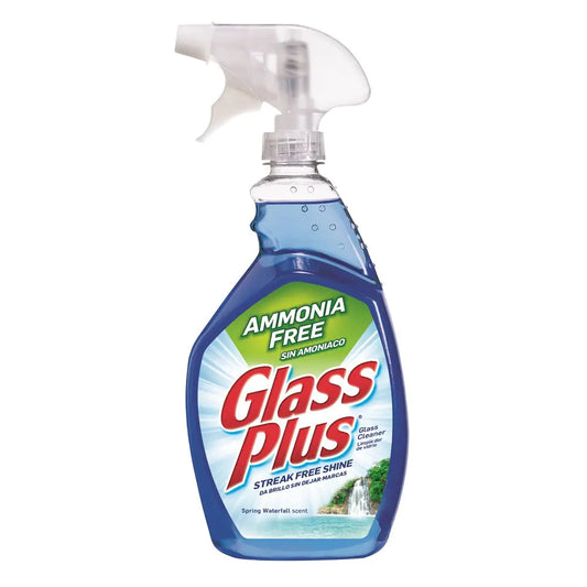 Glass Plus Glass Cleaner 32 Fl Oz Bottle Multi-Surface Glass Cleaner